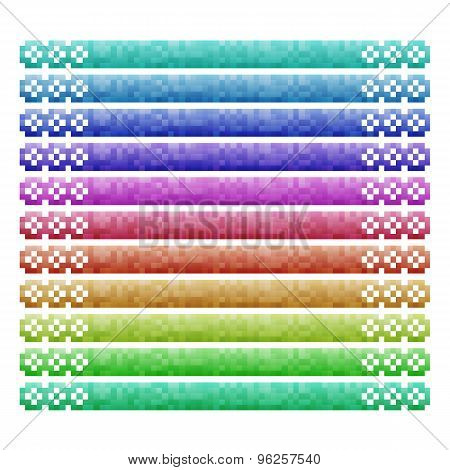Web Page Header Horizontal Web Banner Set