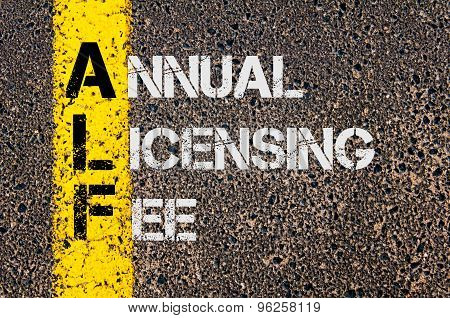 Business Acronym Afl As Annual Licensing Fee