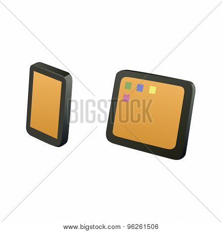 Tablet And Mobile Phone