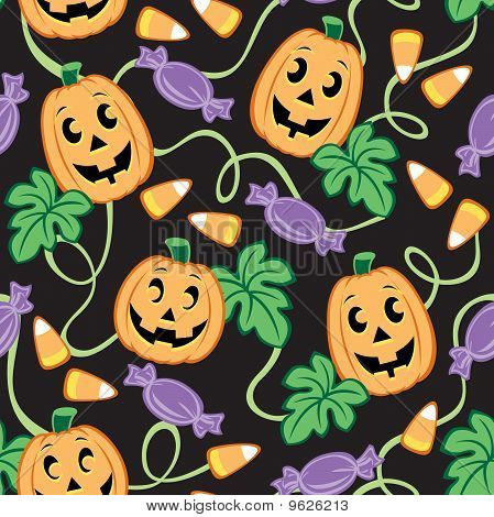 Halloween Seamless Pattern