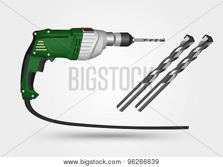 electric drill and drill bit