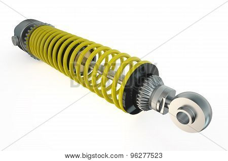 One Shock Absorber