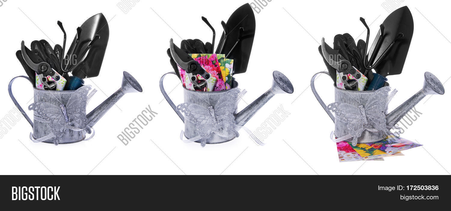 Garden Tools Watering Image & Photo (Free Trial) Bigstock