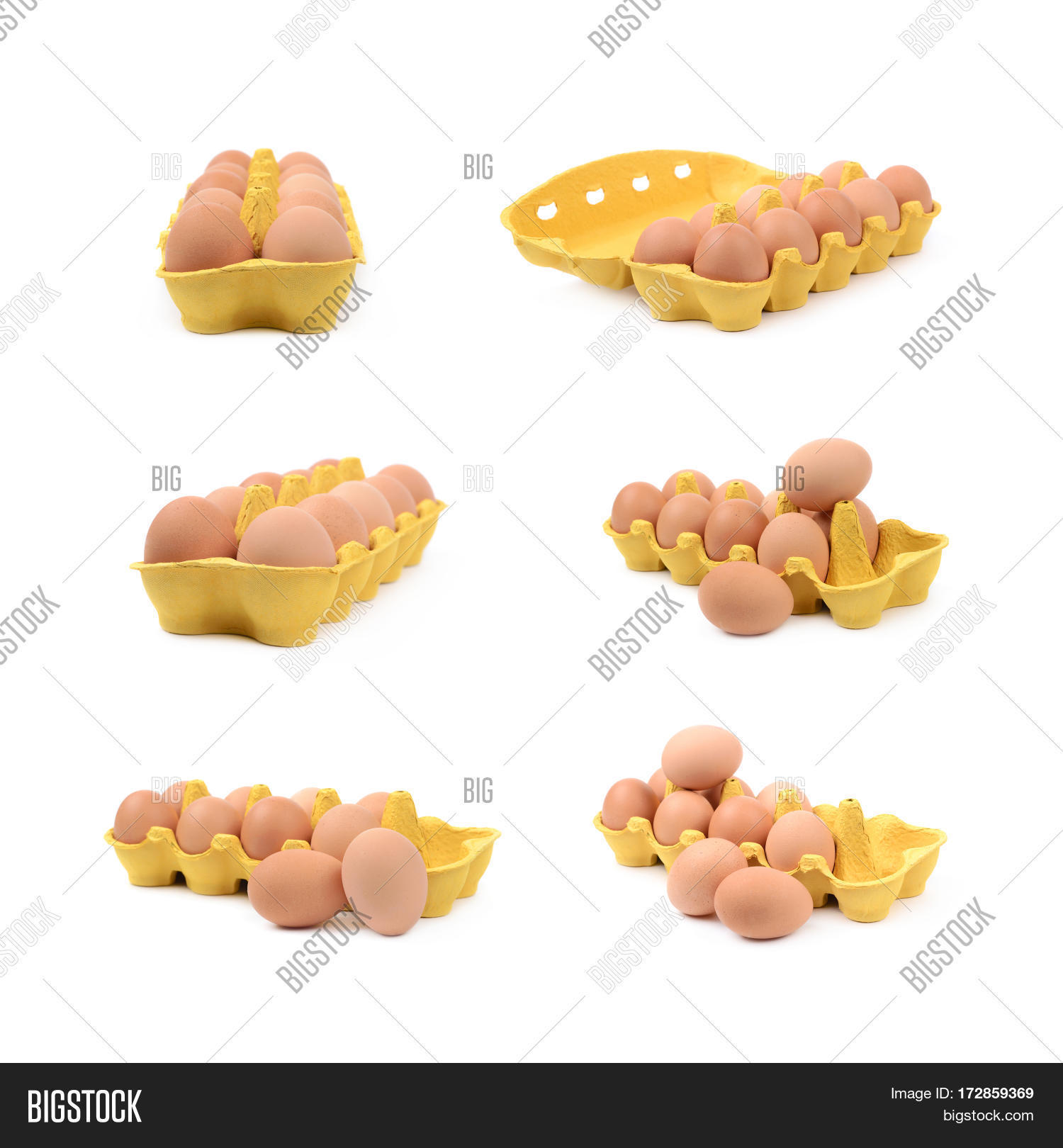 Yellow Egg Carton Case Image & Photo (Free Trial) Bigstock