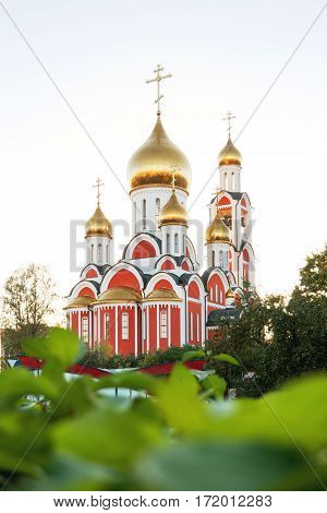 The Cathedral of St. George the victorious. Moscow region Odintsovo town Russia.