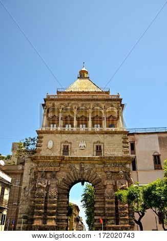Centro storico della città di Palermo, Sicilia