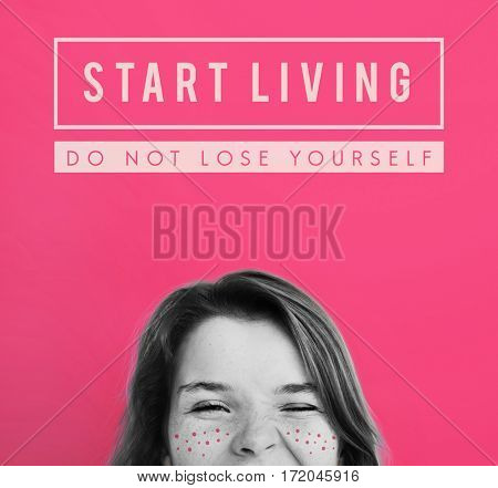 Motivation Positive Start Living Quote 
