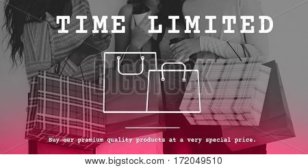 Sale Discount Offer Shopping Bag Icon 