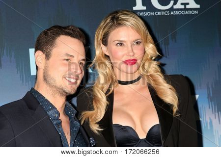 LOS ANGELES - JAN 11:  Dean Sheremet, Brandi Glanville at the FOXTV TCA Winter 2017 All-Star Party at Langham Hotel on January 11, 2017 in Pasadena, CA