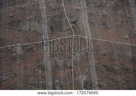 Falling Rock Protection Fences. Rock Slide Mesh or wire. Rock Slide Fence. 