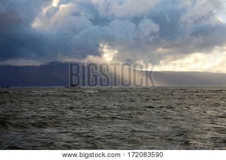 Maui Hawaii. View of Maui Hawaii. Maui is a vacation destination for people around the world. 

