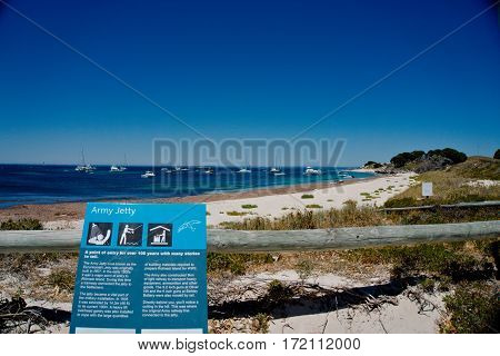 Army Jetty beach at the Rottnest Island