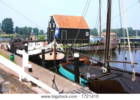 Enkhuizen i Holland