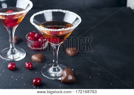 Cocktails With Cherry
