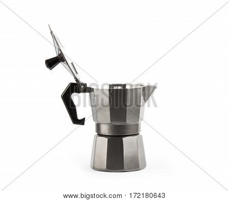 Coffee Maker Isolated On White Background