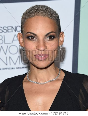 LOS ANGELES - FEB 09:  Goapele arrives for the ESSENCE 8th Annual Black Women In Music on February 9, 2017 in Hollywood, CA