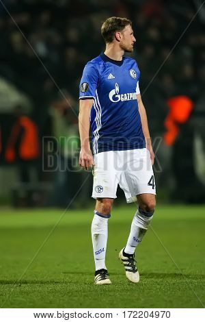 Uefa Europa League Match Between Paok Vs Schalke Played At Toumba Stadium