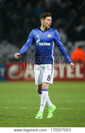 Uefa Europa League Match Between Paok Vs Schalke Played At Toumba Stadium