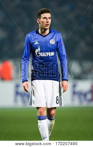 Uefa Europa League Match Between Paok Vs Schalke Played At Toumba Stadium