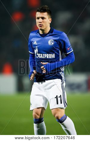 Uefa Europa League Match Between Paok Vs Schalke Played At Toumba Stadium