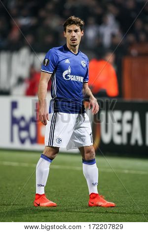 Uefa Europa League Match Between Paok Vs Schalke Played At Toumba Stadium