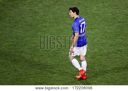 Uefa Europa League Match Between Paok Vs Schalke Played At Toumba Stadium