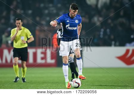 Uefa Europa League Match Between Paok Vs Schalke Played At Toumba Stadium