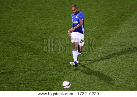 Uefa Europa League Match Between Paok Vs Schalke Played At Toumba Stadium
