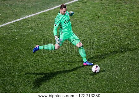 Uefa Europa League Match Between Paok Vs Schalke Played At Toumba Stadium