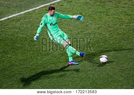 Uefa Europa League Match Between Paok Vs Schalke Played At Toumba Stadium