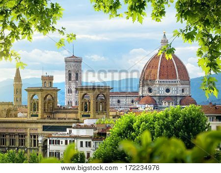 Cathedral of Saint Mary of the Flower in Florence, Italy