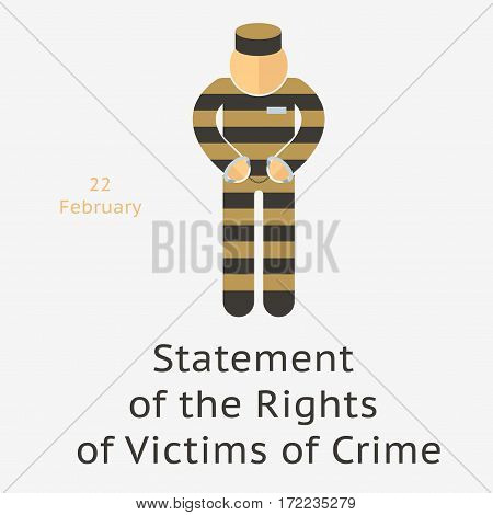 Prisoner Vector Illustration