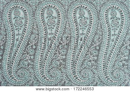 Fragment Of Indian Pashmina Shawl Pattern