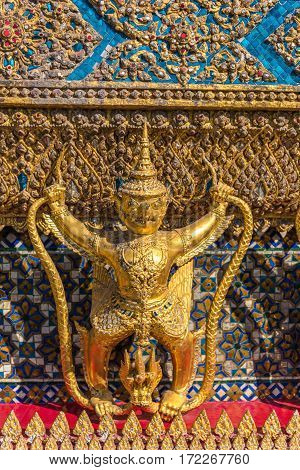 Garuda Decoration On Grand Palace, Bangkok, Thailand