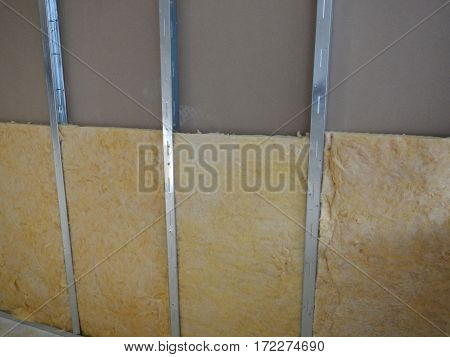 Reconstruction Of A Partitioning System With Rock Wool Isolation