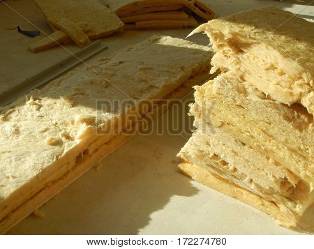 Reconstruction Of A Partitioning System With Rock Wool Isolation