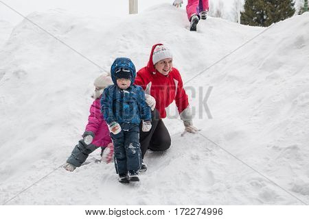 People In The Park Poroshino During The Celebration Of The End Of Winter Named Shrovetide In Kirov I