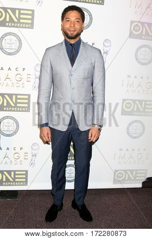 LOS ANGELES - FEB 10:  Jussie Smollett at the Non-Televised 48th NAACP Image Awards at Pasadena Conference Center on February 10, 2017 in Pasadena, CA