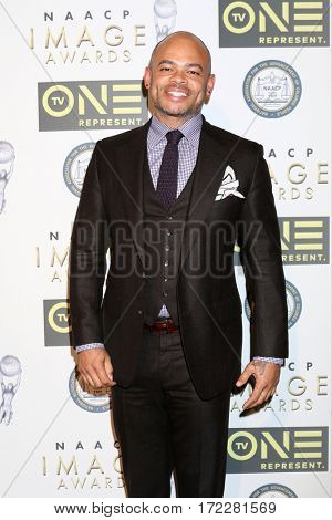 LOS ANGELES - FEB 10:  Anthony Hemmingway at the Non-Televised 48th NAACP Image Awards at Pasadena Conference Center on February 10, 2017 in Pasadena, CA