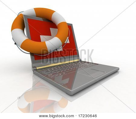 Notebook lifesaver
