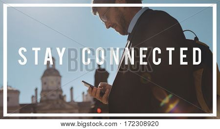 Communication Connection Online Technology Community Word
