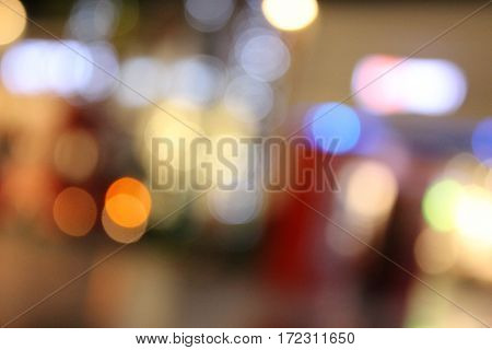 Festive Background With Natural Bokeh And Bright Golden Lights. Vintage Magic Background With Color Festive background with natural bokeh and bright golden lights. Vintage Magic background with colorful bokeh. Spring Summer Christmas New Year disco party