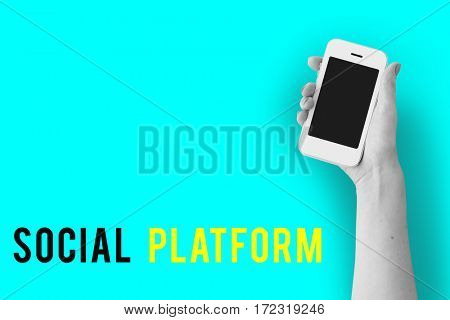Internet Network Technology Social Platform Digital Word