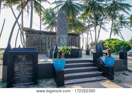 Tsunami Memorial for December 26, 2004, Hikkaduwa Sri Lanka