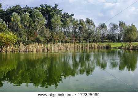 Grugnotorto park (Brianza Lombardy Italy): in october