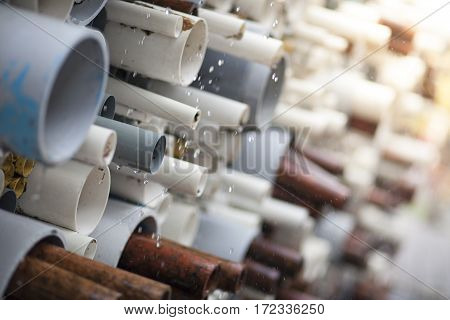 Stacking Pipe Background