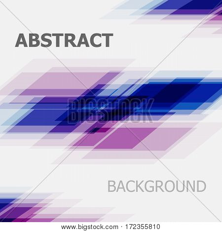 Abstract blue and purple business straight line background, stock vector