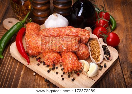 Romanian Pork And Lamb Sausages, Mititei With Spices