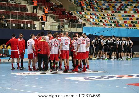 Besiktas Mogaz Ht And Dinamo Bucuresti Handball Match