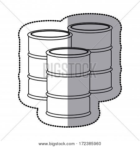 gasoline tanks icon stock image, vector illustration design